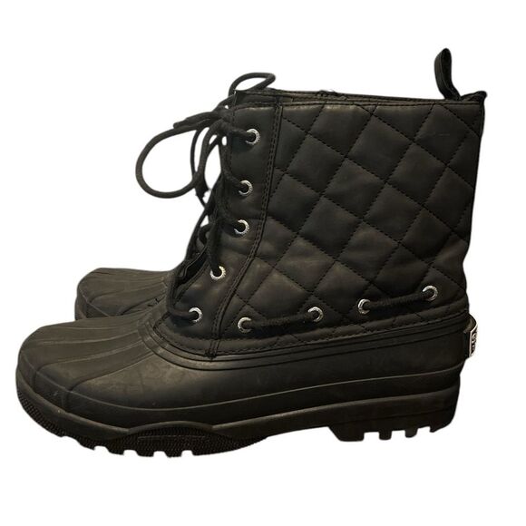 Sperry Women’s Black Winter Rainboots - Picture 1 of 7